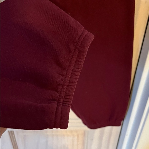 🐝 Marine Layer Burgundy Sweatshirt and sweat pants M EUC - Picture 10 of 13